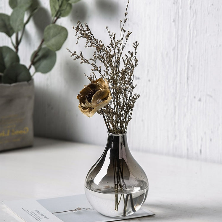 Creative Hand-made Desktop Transparent Glass Hydroponic Container Wedding Home Decoration, Style:SH129