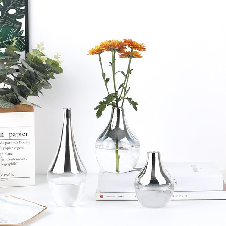 Creative Hand-made Desktop Transparent Glass Hydroponic Container Wedding Home Decoration, Style:SH129