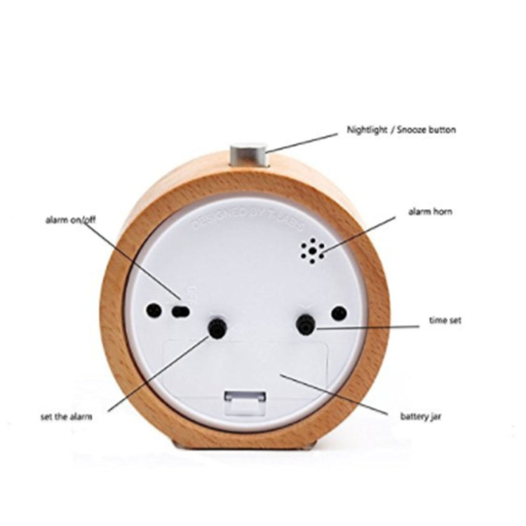 Student Creative Bedside LED Clock Mute Personality Snooze Small Alarm Clock