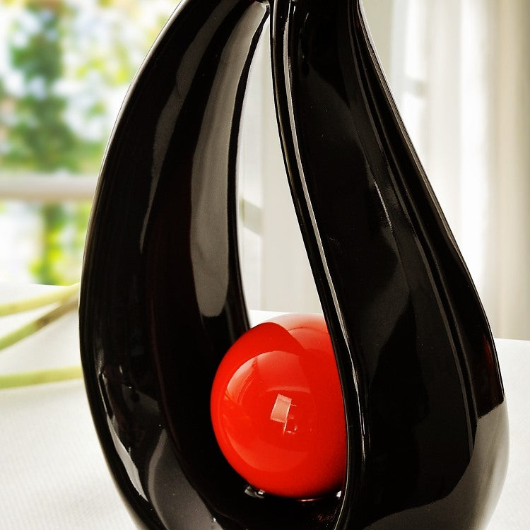 Statue Ceramic Vase Home Decoration Crafts Wedding Office Garden Decoration