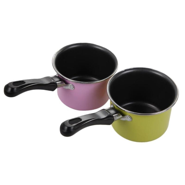 Mini Colorful Milk Pot Practical Non Stick Soup Pot Portable Picnic Pot Kitchen Cooker Pan