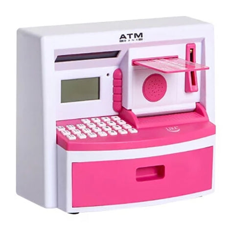 Safety Electronic Digital Piggy Bank Mini ATM Money Box Password Saving Children Gift