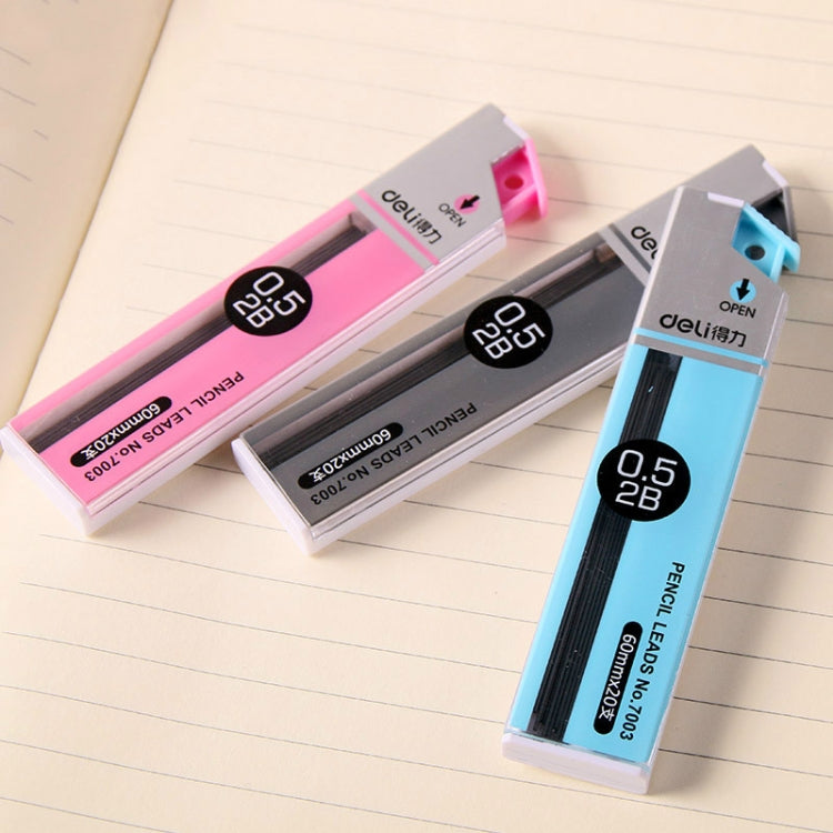 3 PCS 2B Pencil Lead Refill Automatic Pencil Rod Refills Stationery for Office School, Random Color Delivery