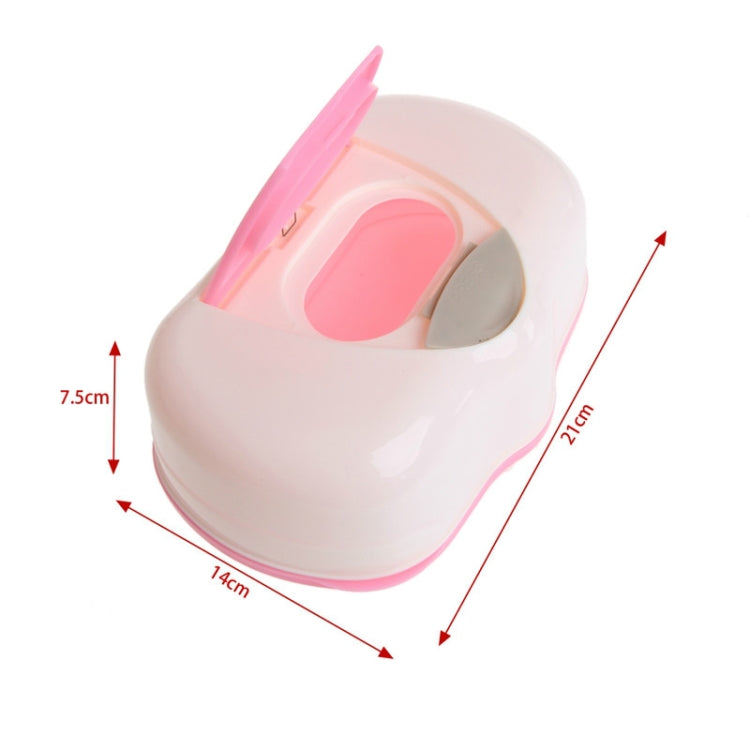 Wet Wipes Box 80 Pumping Environmental Protection Plastic Baby Wipes Box with Lid Cap