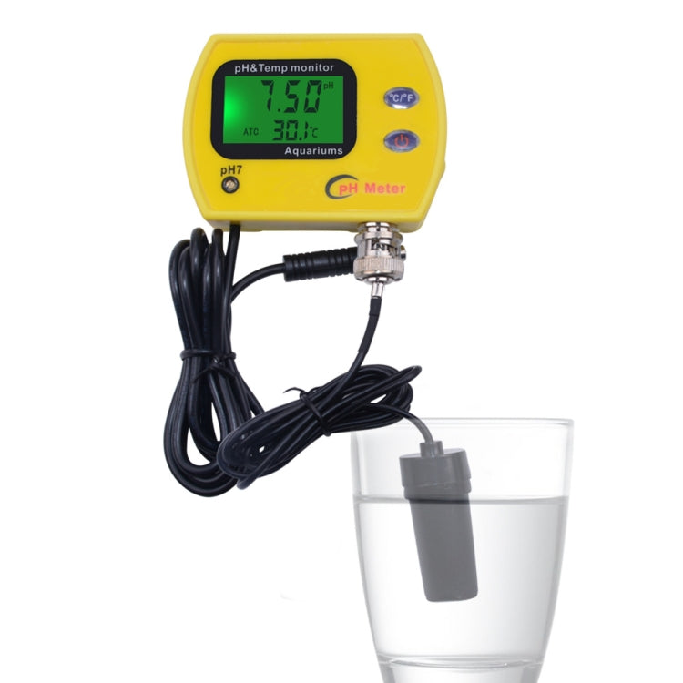 pH Meter with backlight pH-991 tester Durable Acidimeter tool temp monitor for Aquarium swim pool water