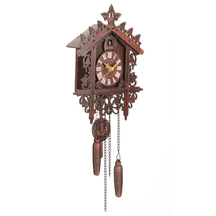 Hanging Handcraft Wooden Clock House Style Cuckoo Wall Clock