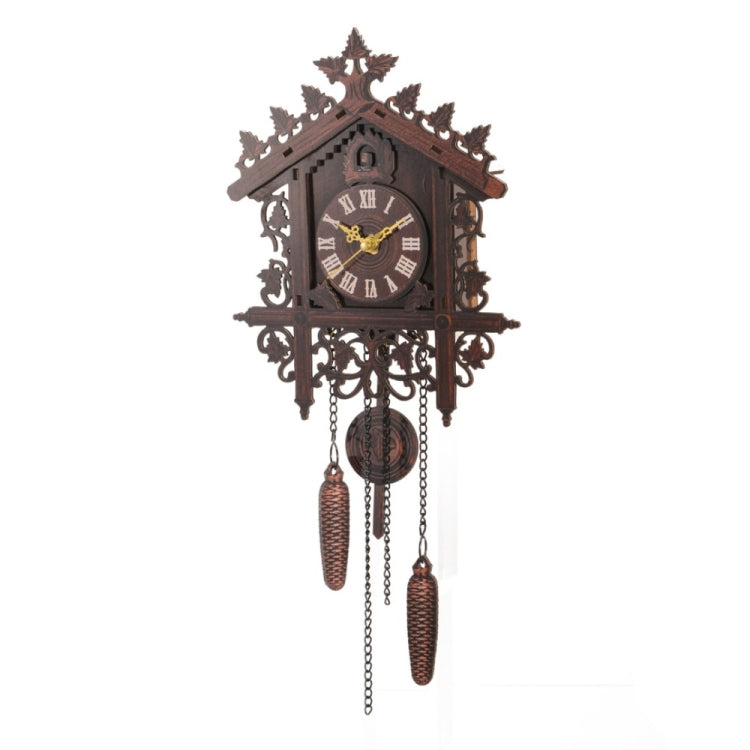 Hanging Handcraft Wooden Clock House Style Cuckoo Wall Clock