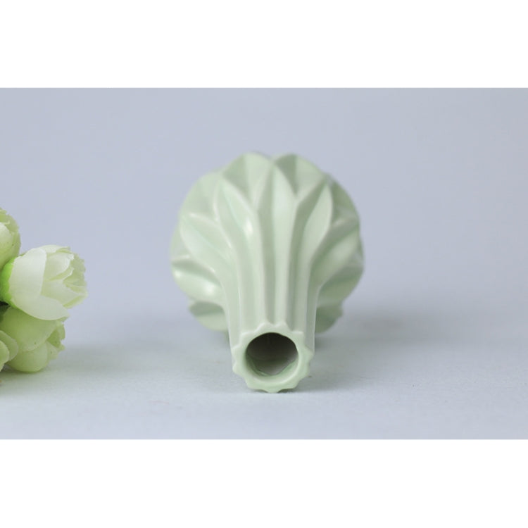 Creative Irregular Ceramic Vases Home Decor Small Flower Vase for Living Room Tabletop Ornaments Crafts, Size:Small