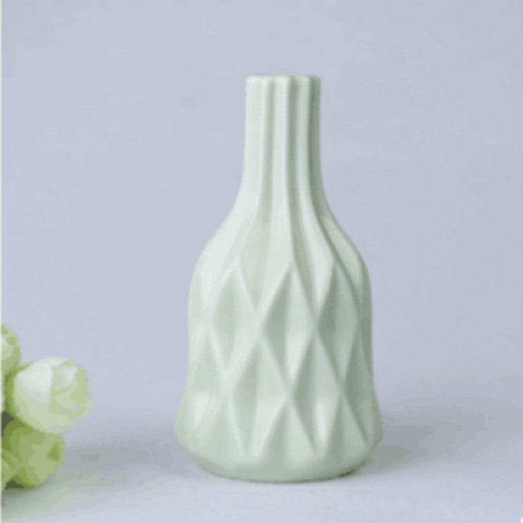 Creative Irregular Ceramic Vases Home Decor Small Flower Vase for Living Room Tabletop Ornaments Crafts, Size:Small