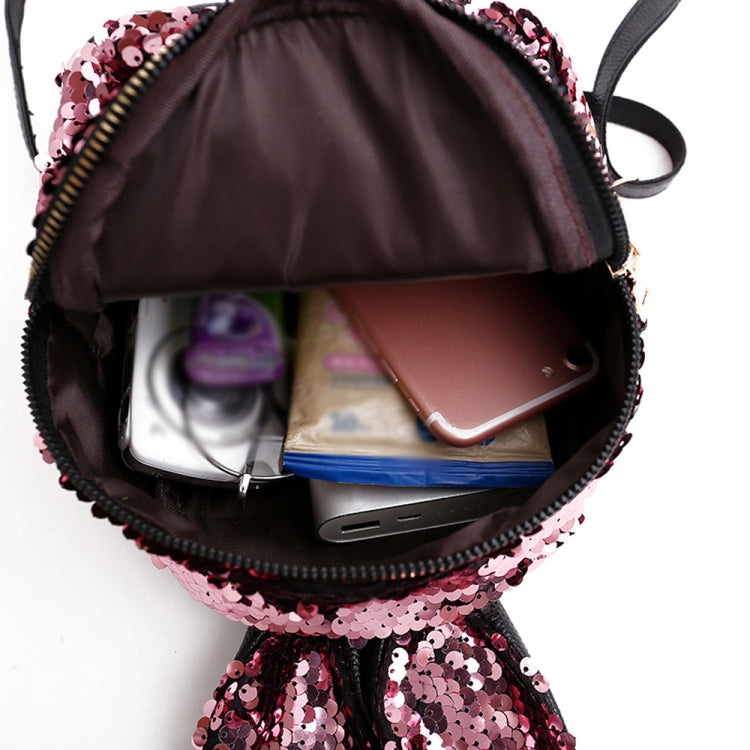 Sequins Shoulder Bag Student Children School Bag