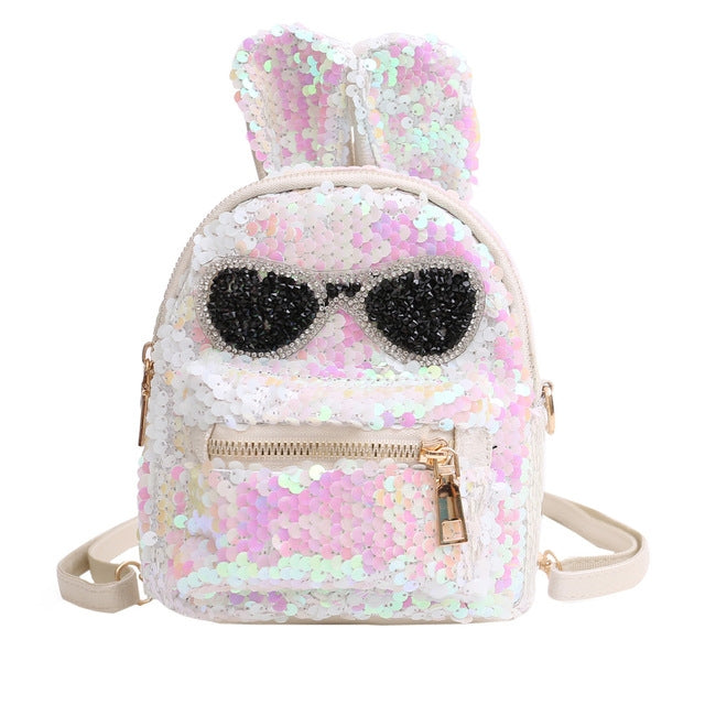 Sequins Shoulder Bag Student Children School Bag