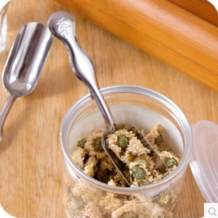 2 Pcs Stainless Steel Tea scoops Minimalist Teaspoon Tea Powder Scoop Flower Tea Spoons