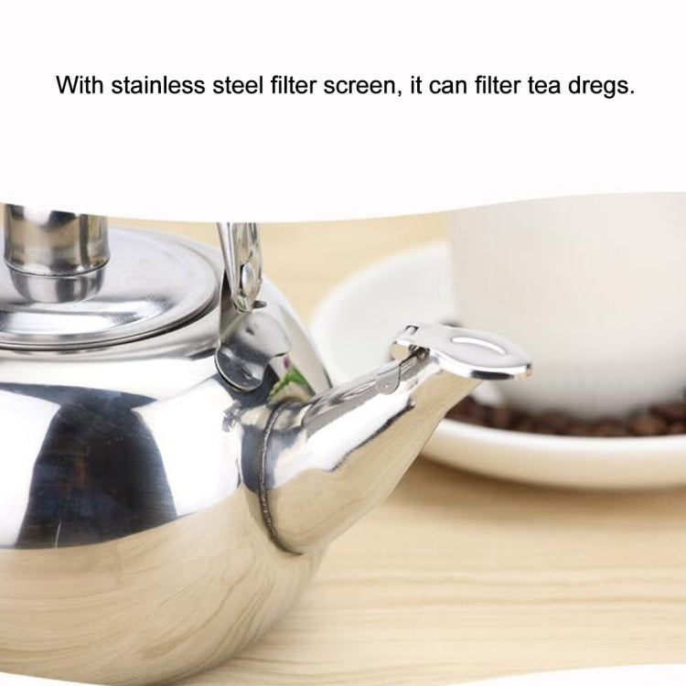 Thick Stainless Steel Teapot Tea Set Coffee Pot, style:gold 18cm