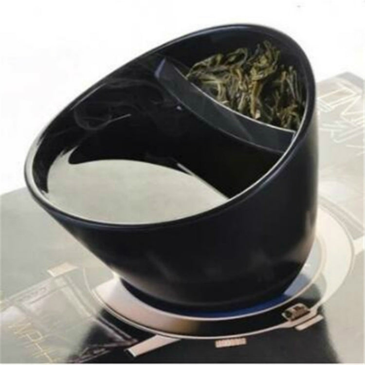 300ml Creative Filter Plastic Tilt Tea Cup Tipping Teacup Personalized Smart Tilt Cup