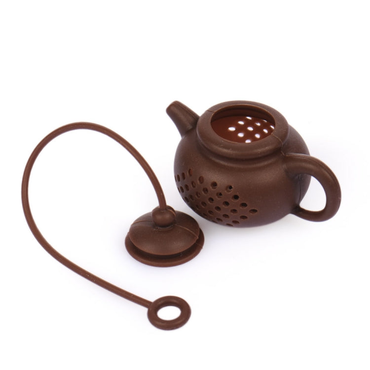 3 PCS Creative Silicone Tea Bag Tea Pot Shape Tea Filter Safely Cleaning Infuser