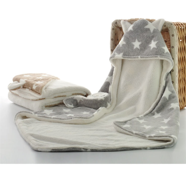 Warm Coral Fleece Baby Sleeping Bag Newborn Comfortable Thicken Swaddle