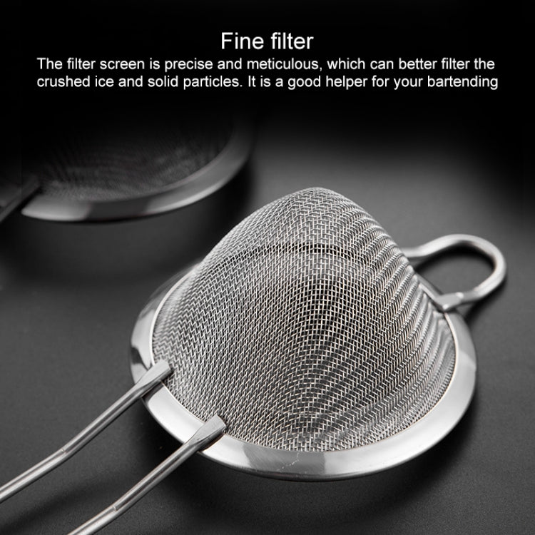 2 PCS Stainless Steel Filter Sieve Soy Milk Juice Filter Spoon Kitchen Utensils Gold Plating