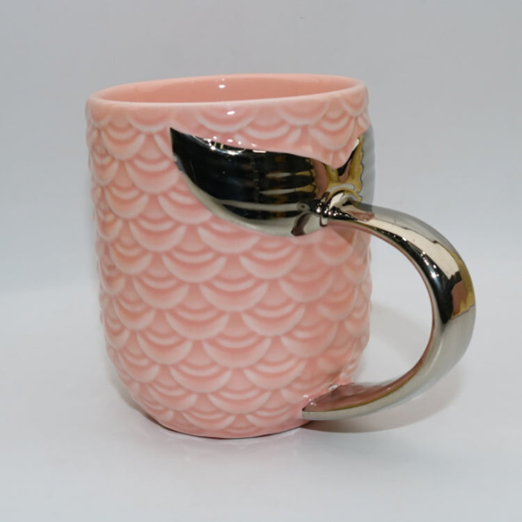 Electroplating Mermaid Fish Tail Ceramic Mug Milk Coffee Tea Gift