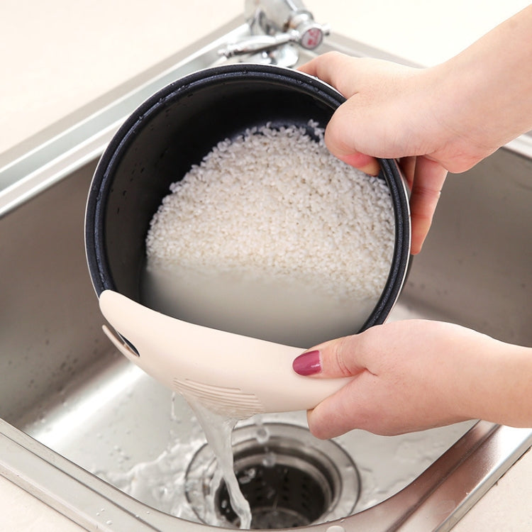 Kitchen Creative Multi-function Rice Washing Sieve Home Does Not Hurt Hand Wash Rice Tools