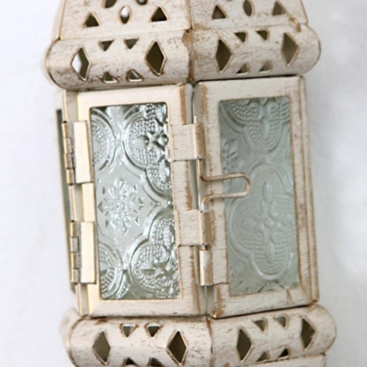 Retro Creative Wrought Iron Candle Holder Garden Hanging Hanging Wind Lamp Romantic Wedding Decorations