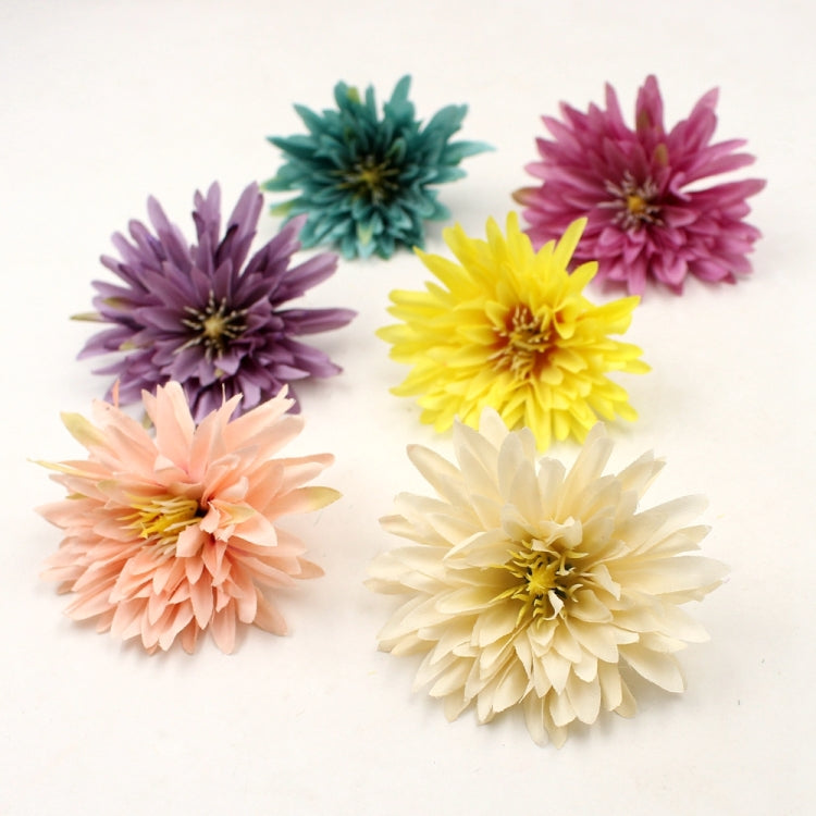 10 PCS Simulation Cloth Chrysanthemum Flower Wedding Home Vase Decorations DIY Wreath Flower