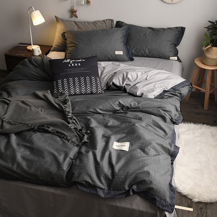 Fashionable Household Cotton Bedding, Specification:1.8 Meter Bed (Four-piece Set)