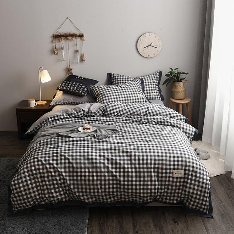 Fashionable Household Cotton Bedding, Specification:1.8 Meter Bed (Four-piece Set)