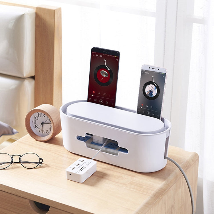 Household Daily Plug-in Board Storage Box Charger Data Cable Power Outlet Finishing Box