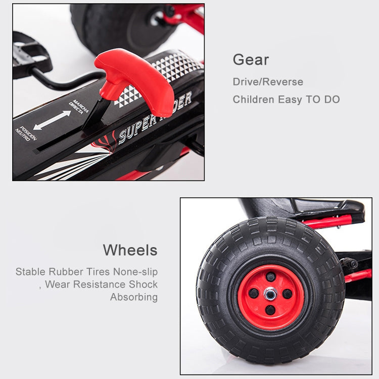 Outdoor Ctivities Entertainment Pedal Go Kart Child Riding Toy 4-wheel Bicycle