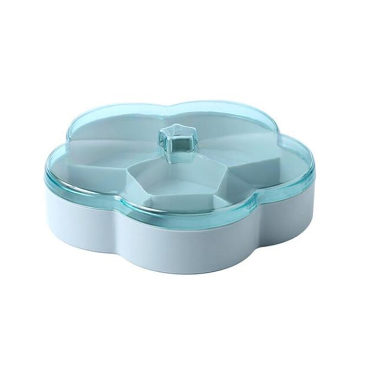 Single Layer Flower-shaped Transparent Wedding Candy Snack Dried Fruit Storage Box