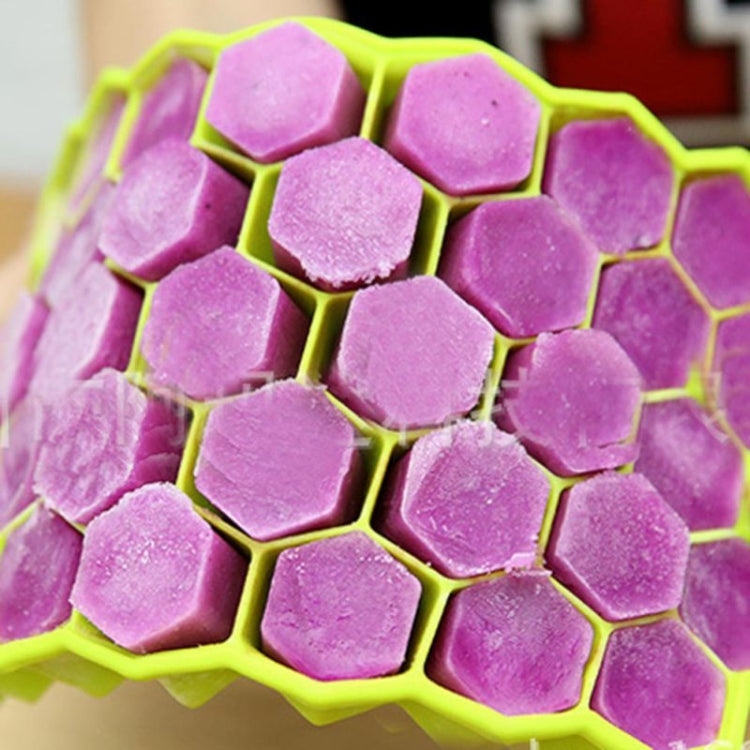 2 PCS 37 Grids Ice Cubes Honeycomb Ice Cream Maker Form DIY Mould Popsicle Molds Yogurt Ice Box Fridge Treats Freezer