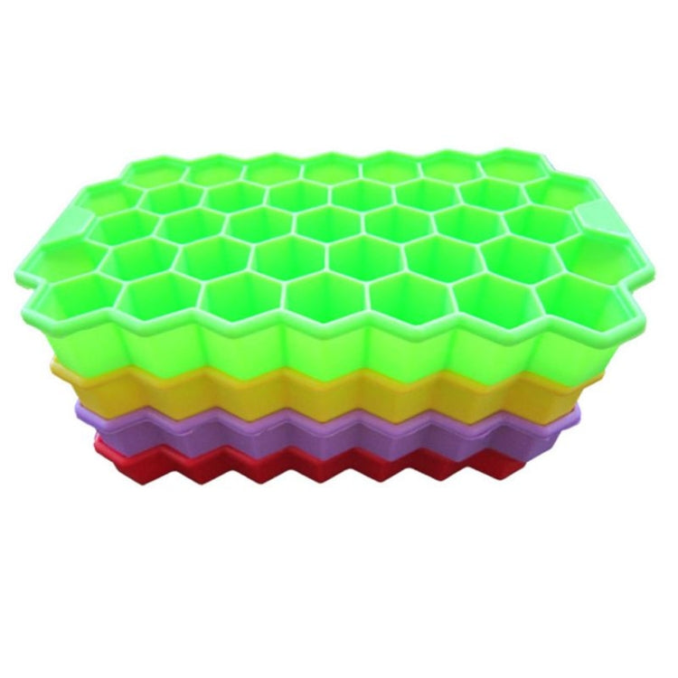 2 PCS 37 Grids Ice Cubes Honeycomb Ice Cream Maker Form DIY Mould Popsicle Molds Yogurt Ice Box Fridge Treats Freezer
