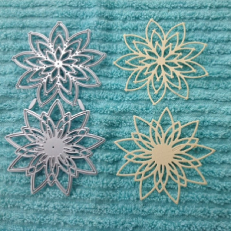 2 PCS/Set DIY Flower Greeting Card Knife Mold Children Paper Art Agency Embossing Etching Cutting Knife Mold