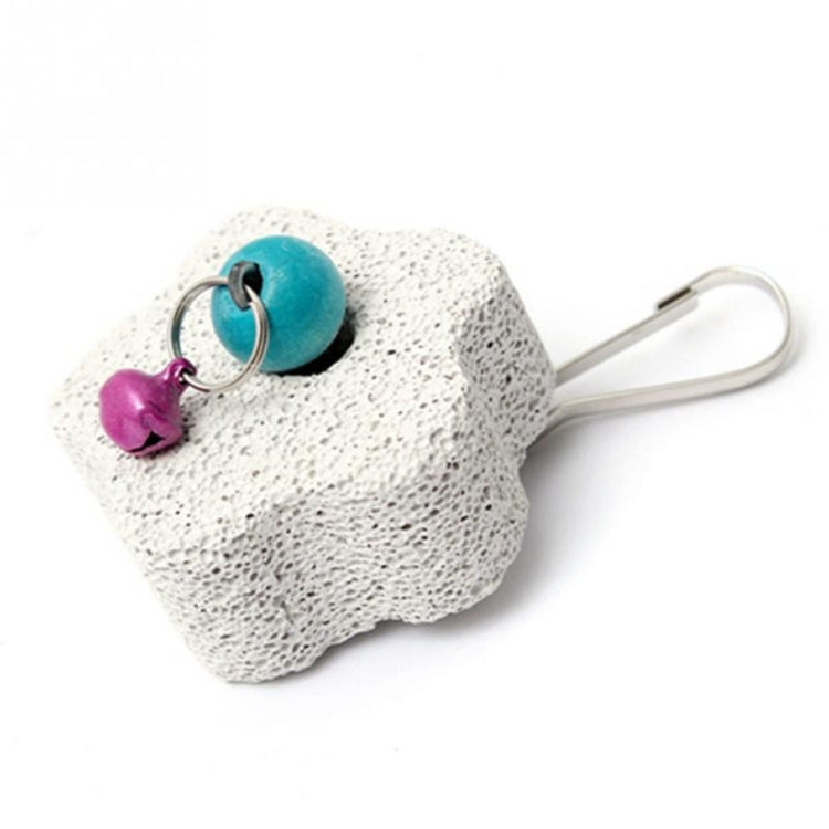 10 PCS Parrot Mouth Grinding Stone Bird Toy Molar Stone Cage Toys Parrot Products,Random Color Delivery