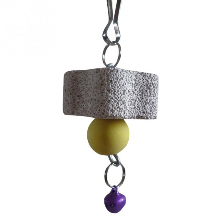 10 PCS Parrot Mouth Grinding Stone Bird Toy Molar Stone Cage Toys Parrot Products,Random Color Delivery