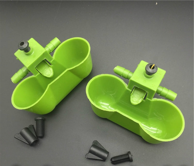 10 PCS Bird Quail Drinking Waterer Water Bowl Feeding Tools