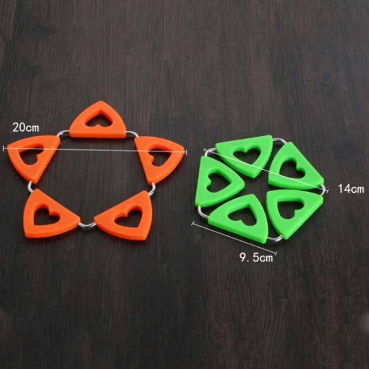 Silicone Insulation Mat Heart-shaped Place Mat Creative Pot Mat