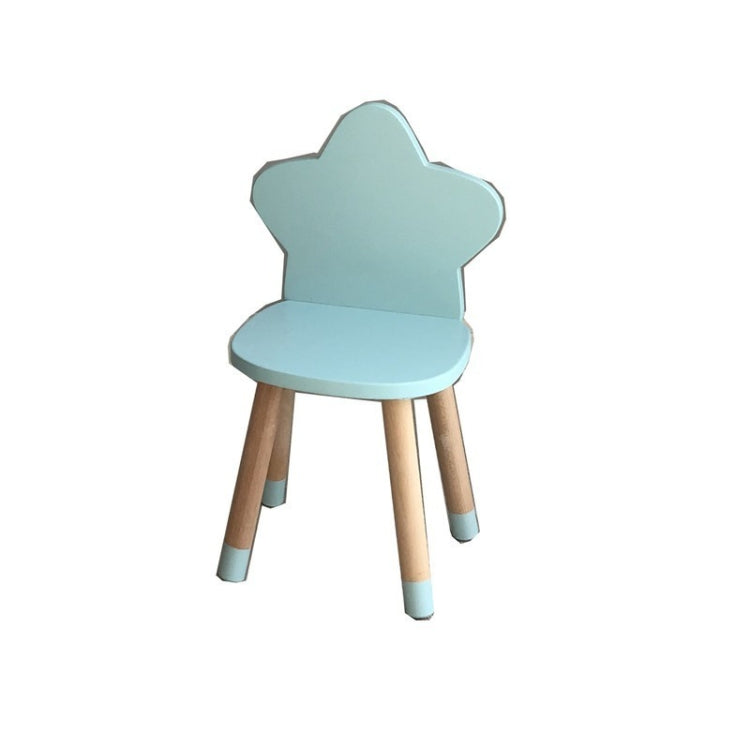 Nordic Style Backrest Wooden Stool Kids Furniture Shoes Bench Child Desk Chair Nursery Decoration Chai'r(White)