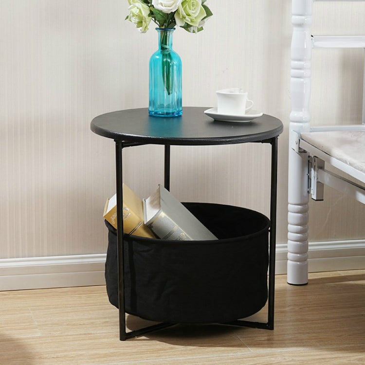Sleek Minimalist Mini Round Sofa Corner Several Small Coffee Table Bedside Table Cabinet