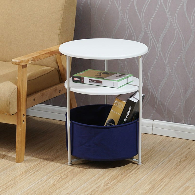 Sleek Minimalist Mini Round Sofa Corner Several Small Coffee Table Bedside Table Cabinet