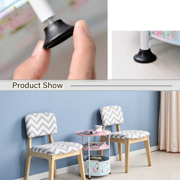 Sleek Minimalist Mini Round Sofa Corner Several Small Coffee Table Bedside Table Cabinet