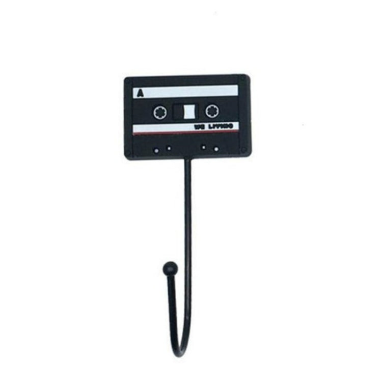 Minimalist Home Decoration Retro Tape Disk Decorative Wall Hooks(Cassette Tape Style)