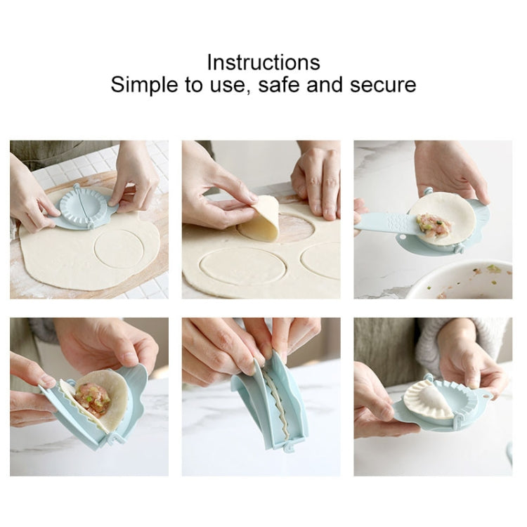 10 PCS Home-made Fish Shape Dumplings Tools Random Color Delivery