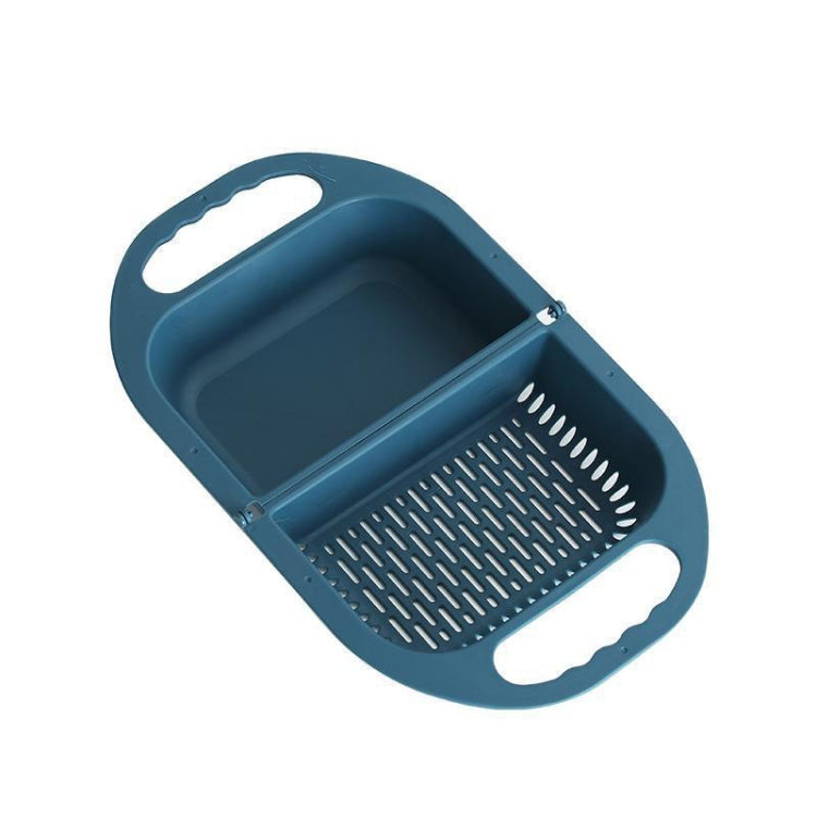 Kitchen Household Creative Folding Fruit Basket Plastic Vegetable Draining Basket