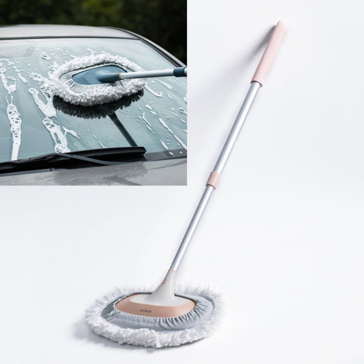 Retractable Long Handle Car Wiping Artifact Soft Fur Car Brush for Dust-free Car