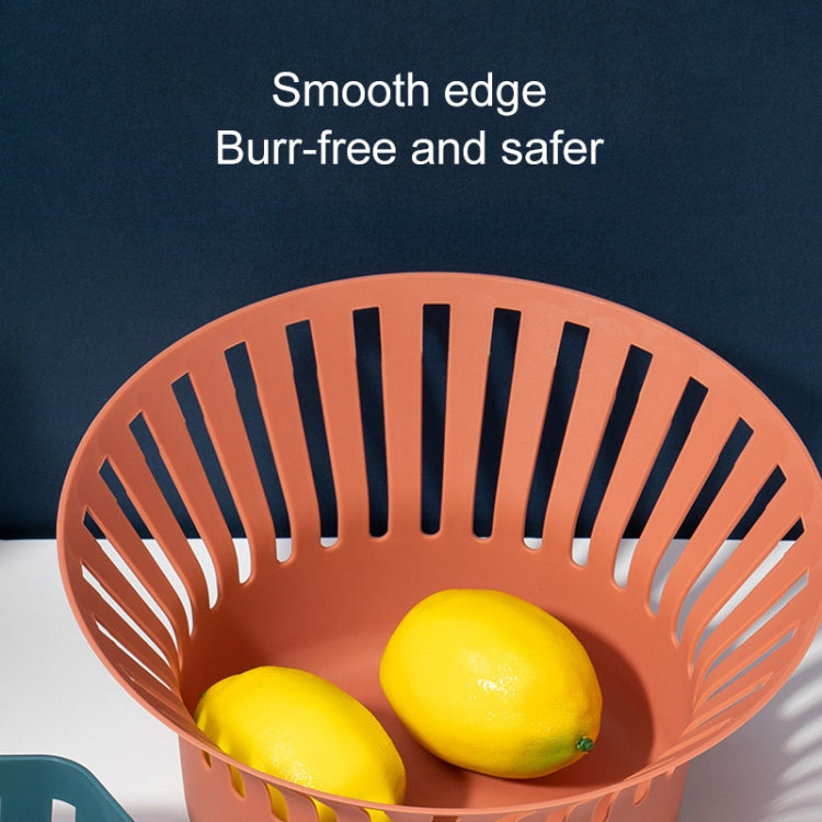 3 PCS Creative Kitchen Simple Fruit Vegetable Storage Basket Snack Storage Basket Drain Basket