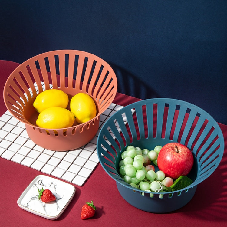 3 PCS Creative Kitchen Simple Fruit Vegetable Storage Basket Snack Storage Basket Drain Basket