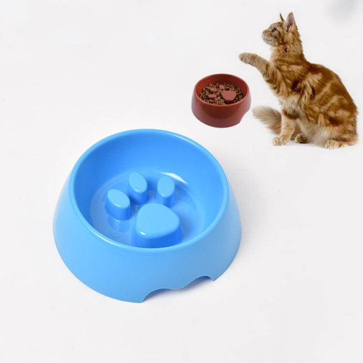 Anti-choking Pet Bowl Slow Food Dog Print Food Bowl, Size:22x17.5x7cm