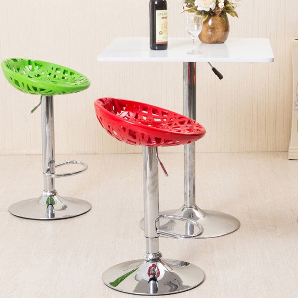 2 PCS European Style High Bar Stool Front Desk Lift Bar Chair