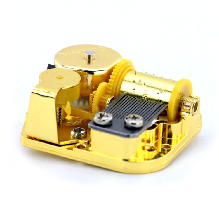 Eight-tone Gold-plated Bar Repair Parts DIY Sky City Paperback Music Box